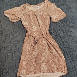 a new day Brown Textured Mini Dress